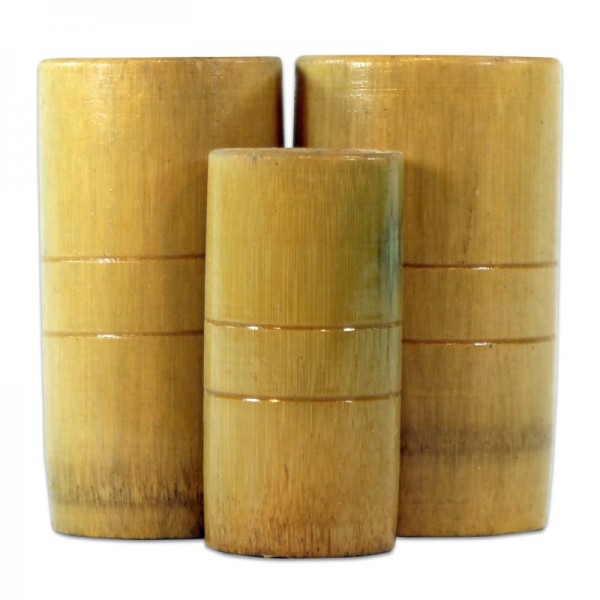 Schröpfset aus Bambus (drei Teile) ? verschiedene Größen: groß, mittel und klein